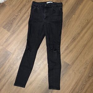 Garage Black Skinny Jeans